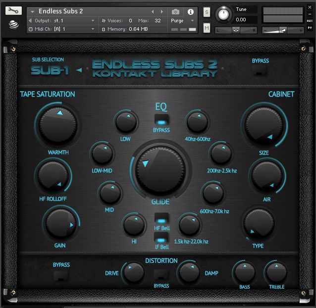 Go audio. Tape saturation. Presets for Kontakt 5. Global.Audio.Tools.rycker. Endless инструмент.